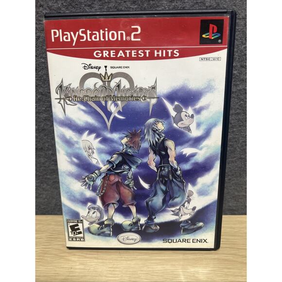 Kingdom Hearts Re:Chain of Memories (PlayStation 2, 2007) PS2 Complete Tested! - Picture 1 of 4